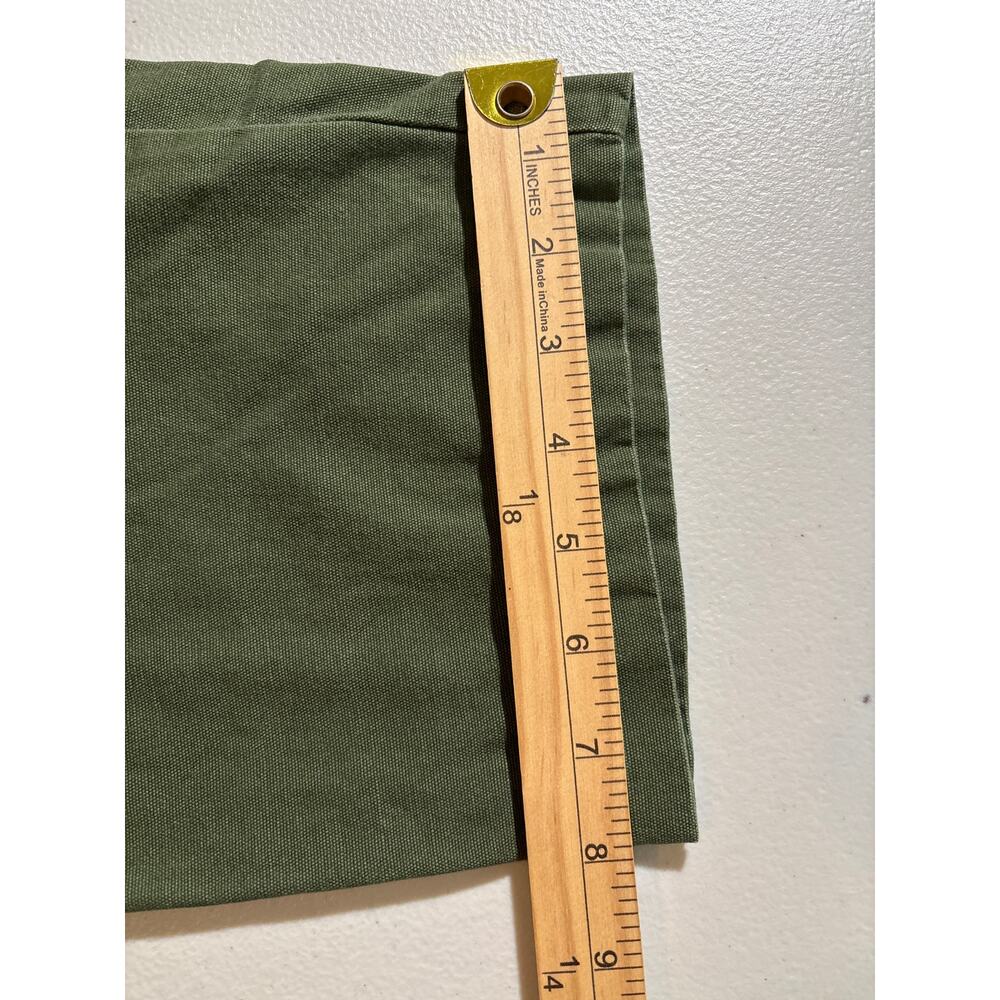 Aeropostale Army Green Cargo Pants Women's Large Elastic Waist‎ Straight Leg - Picture 8 of 11